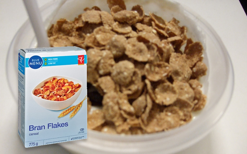 PC Blue Menu brand Bran Flakes Cereal recalled