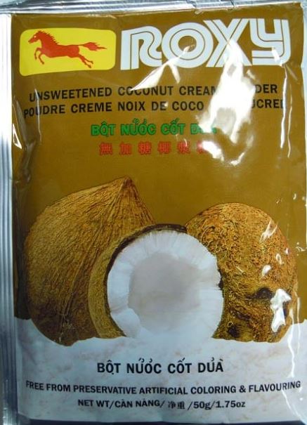 Roxy brand Unsweetened Coconut Cream Powder recalled