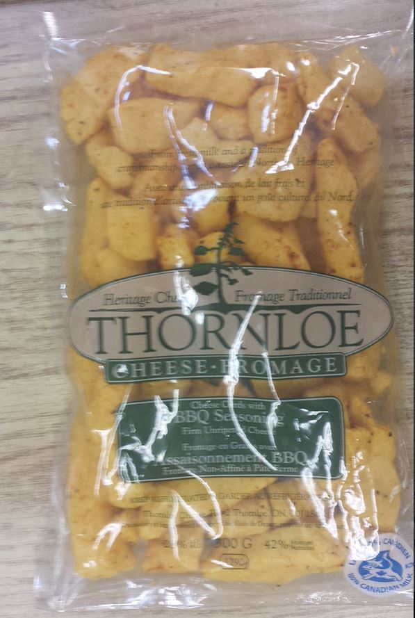 Thornloe brand Cheese Curds recalled