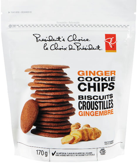 President's Choice brand Ginger Cookie Chips recalled