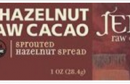 Jem Raw Organic brand nut spreads recalled