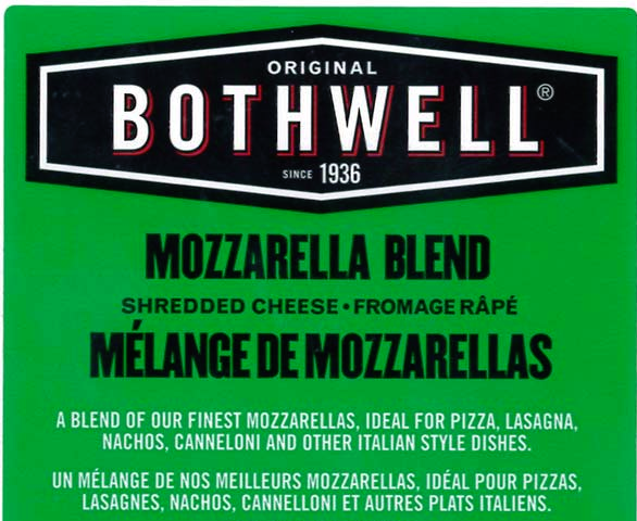 Certain Bothwell brand shredded cheese products recalled