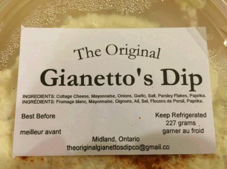 The Original Gianetto’s Dip recalled due to undeclared egg, milk, and mustard