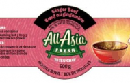 All Asia Fresh brand rice and noodle bowls recalled