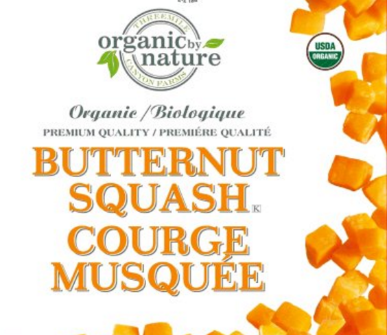 Organic by Nature brand frozen Organic Butternut Squash and Organic Vegetable Medley recalled