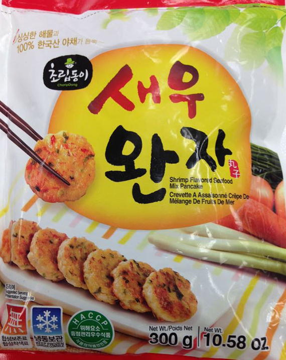 Choripdong brand Shrimp Flavored Seafood Mix Pancake recalled