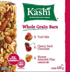 Updated: Kashi brand Trail Mix Whole Grain Bars recalled