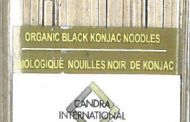 Updated recall: Candra International brand Organic Black Konjac Noodles recalled