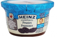 Heinz brand strained prunes recalled