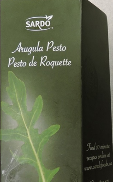 Sardo brand Arugula Pesto recalled