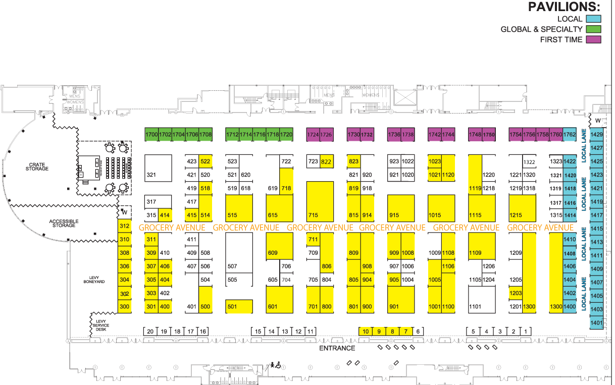 Gsfw - Floor Plan - Cfig :: Canadian Federation Of Independent Grocers