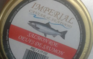 Updated Recall: Imperial Caviar & Seafood brand Salmon Roe recalled