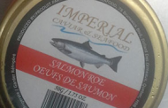 Updated Recall:  Imperial Caviar & Seafood brand Salmon Roe recalled