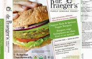 Updated Recall: Dr. Praeger’s brand Organic Kale & Quinoa Veggie Burgers recalled