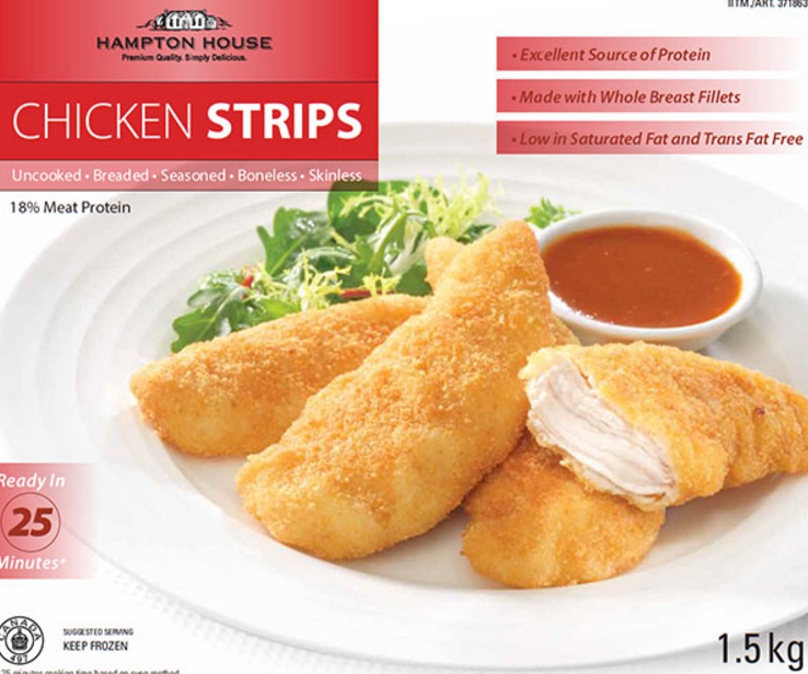 Hampton House brand Chicken Strips recalled