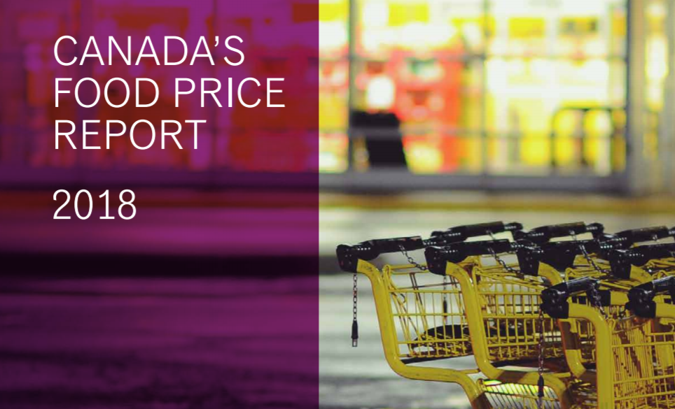 Canada Food Price Report 2018