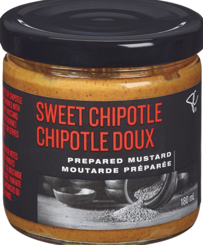 PC brand Sweet Chipotle Prepared Mustard may be unsafe due to possible presence of glass