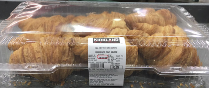Kirkland Signature brand All Butter Croissants recalled