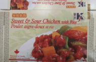 Updated: KJ brand Sweet & Sour Chicken with Rice and Sesame Chicken with Rice recalled