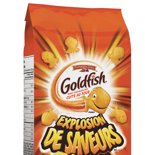 Pepperidge Farm brand Goldfish Flavour Blasted Xtreme Cheddar Crackers recalled