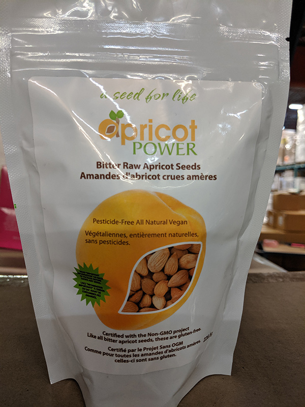 Food Recall Warning -       Excessive Consumption of Apricot Power brand Bitter Raw Apricot Seeds and Apricot Seed Meal may cause Cyanide Poisoning