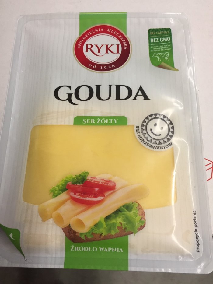 CFIA/ACIA Food Recall Warning - Ryki brand Gouda Cheese Slices recalled due to Listeria monocytogenes