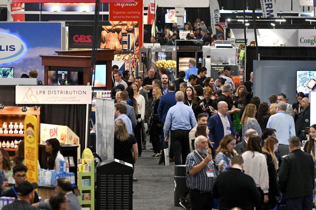 Grocery Innovations Canada trade show floor