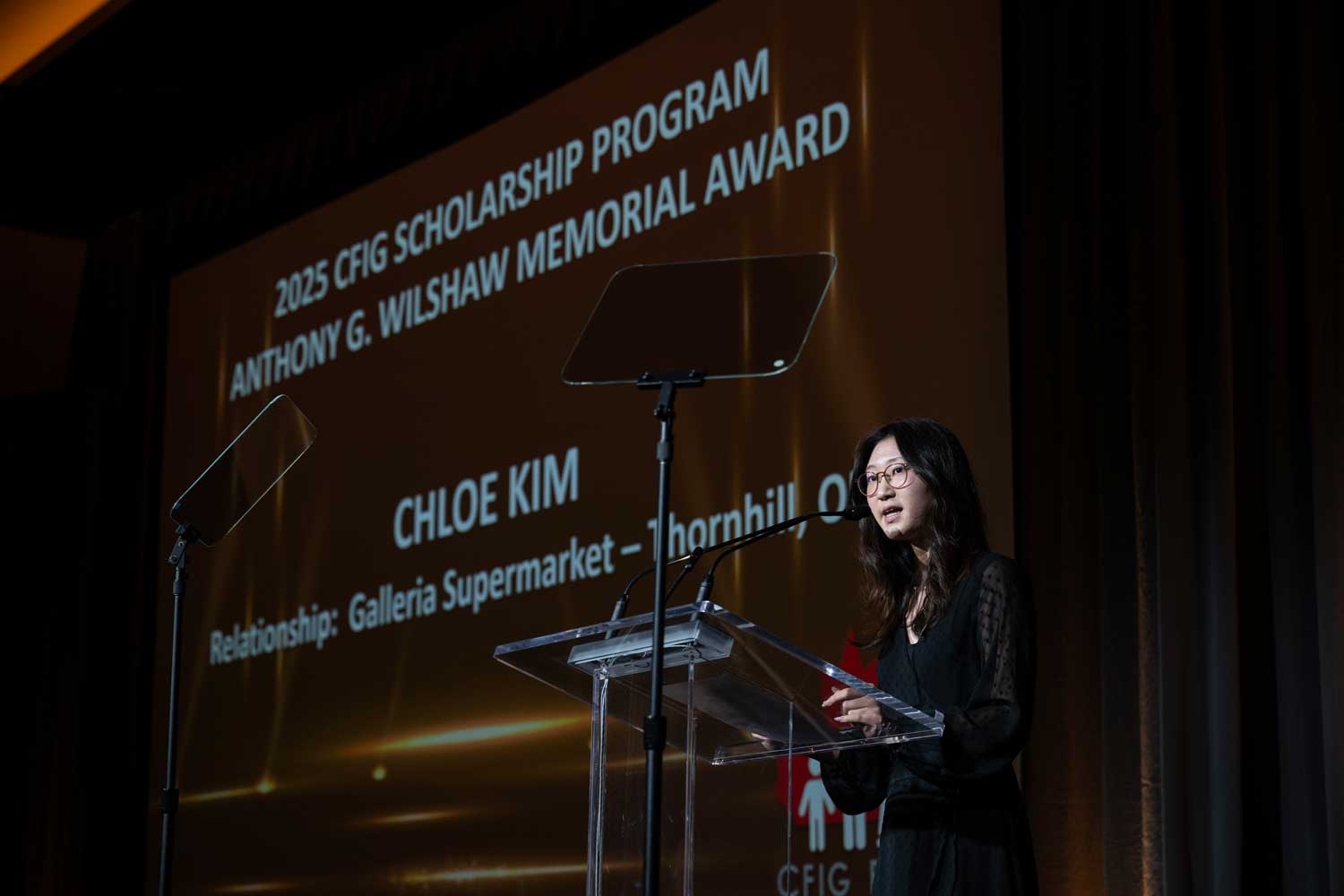 CFIG scholarship recipient